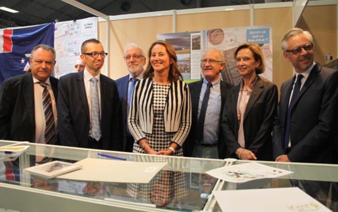 Ségolène Royal en visite à Paris Philex 2018