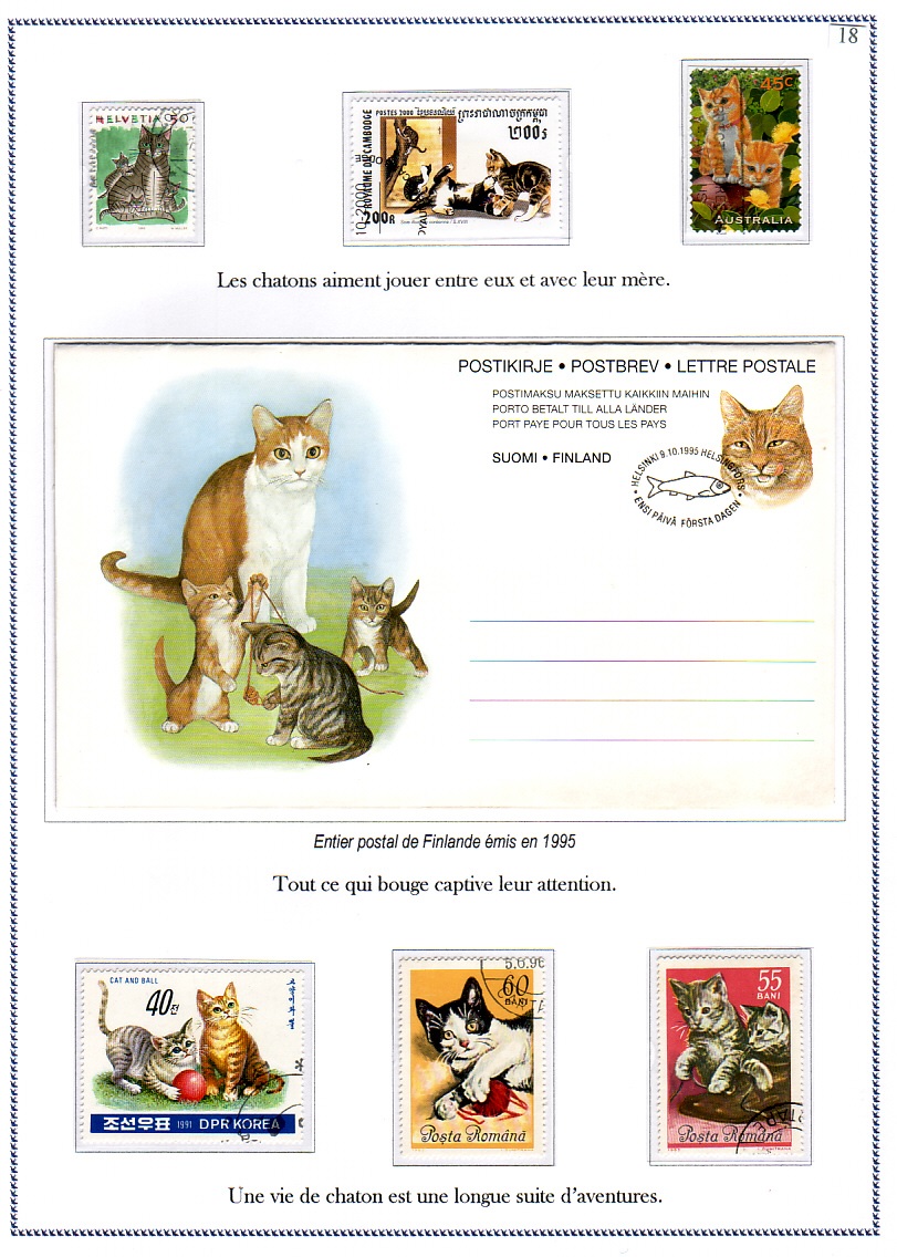 une page de présentation