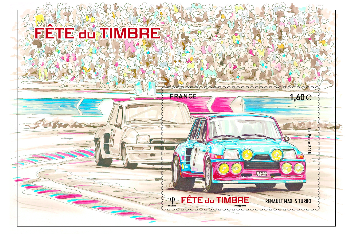 Emission Fête du timbre 2018 : L’automobile