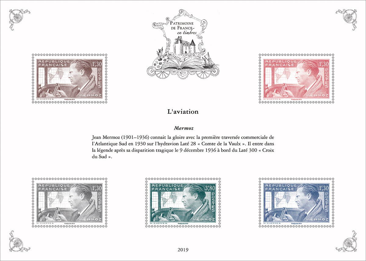 Emission Série ’Patrimoine de France en timbres’