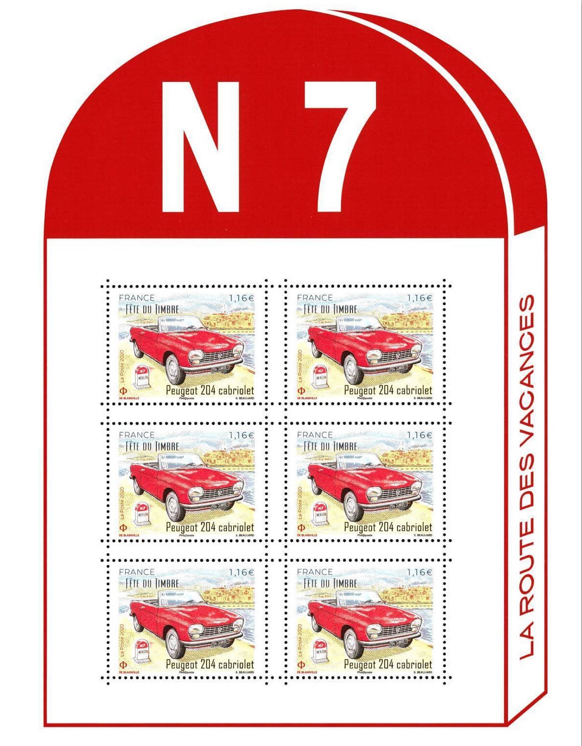 Emission Fête du timbre 2020 : L’automobile