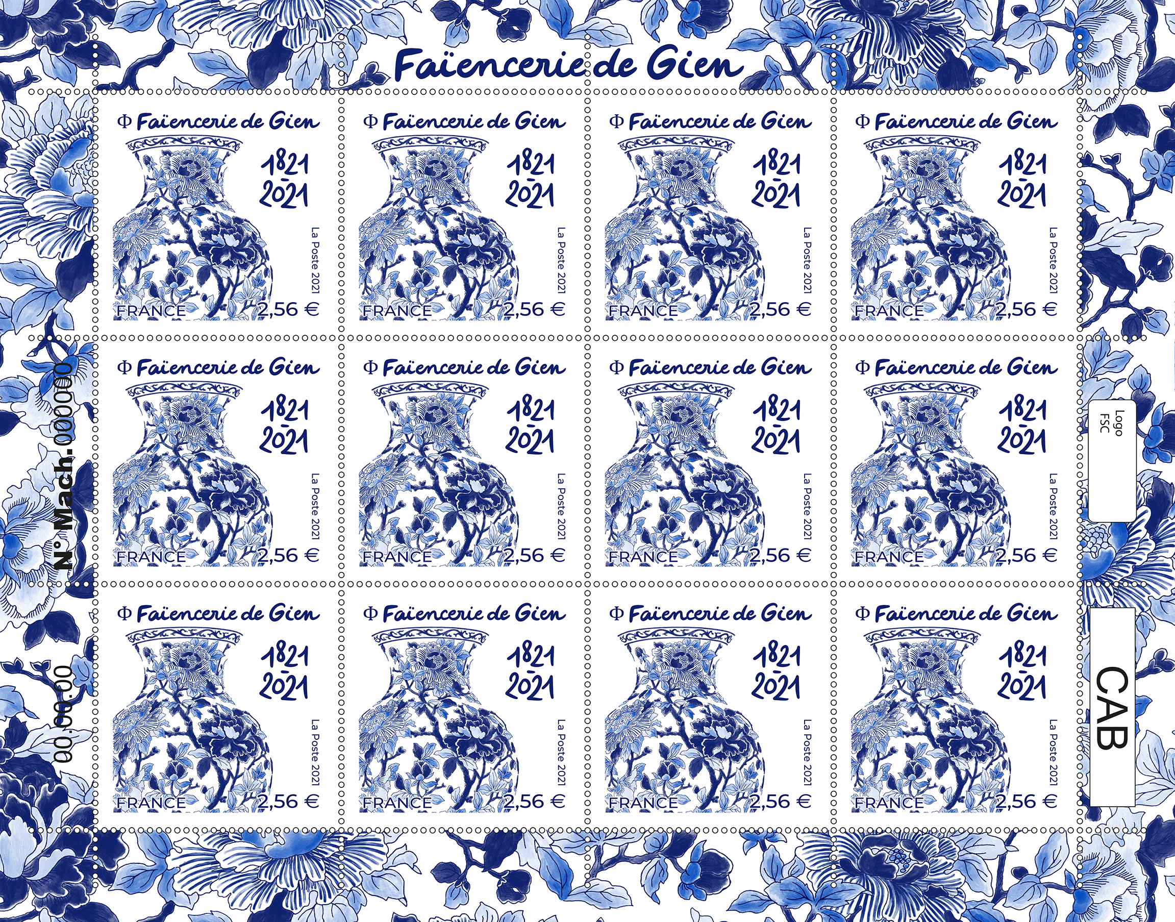 Emission Bicentenaire de la faïencerie de Gien