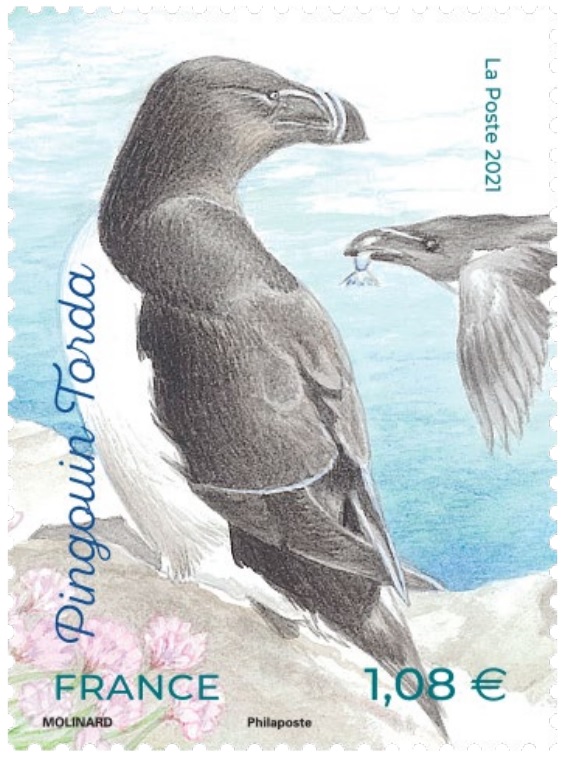 Emission Bloc et timbre ’Oiseaux des îles’