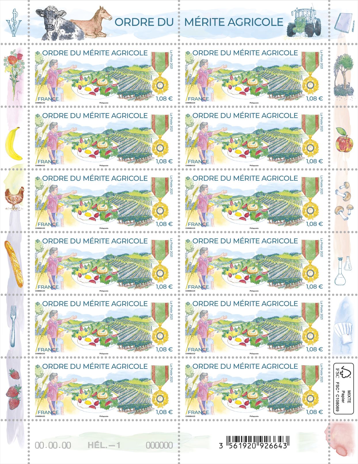 Emission Ordre du Mérite Agricole