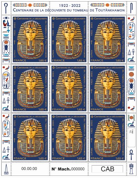 Emission Centenaire de la découverte du tombeau de Toutankhamon