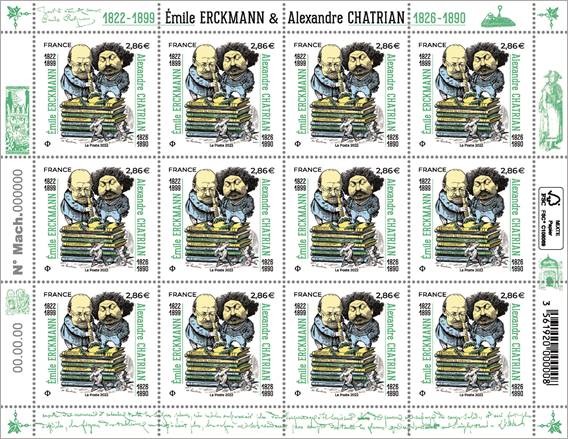 Emission Emile Erckmann & Alexandre Chatrian