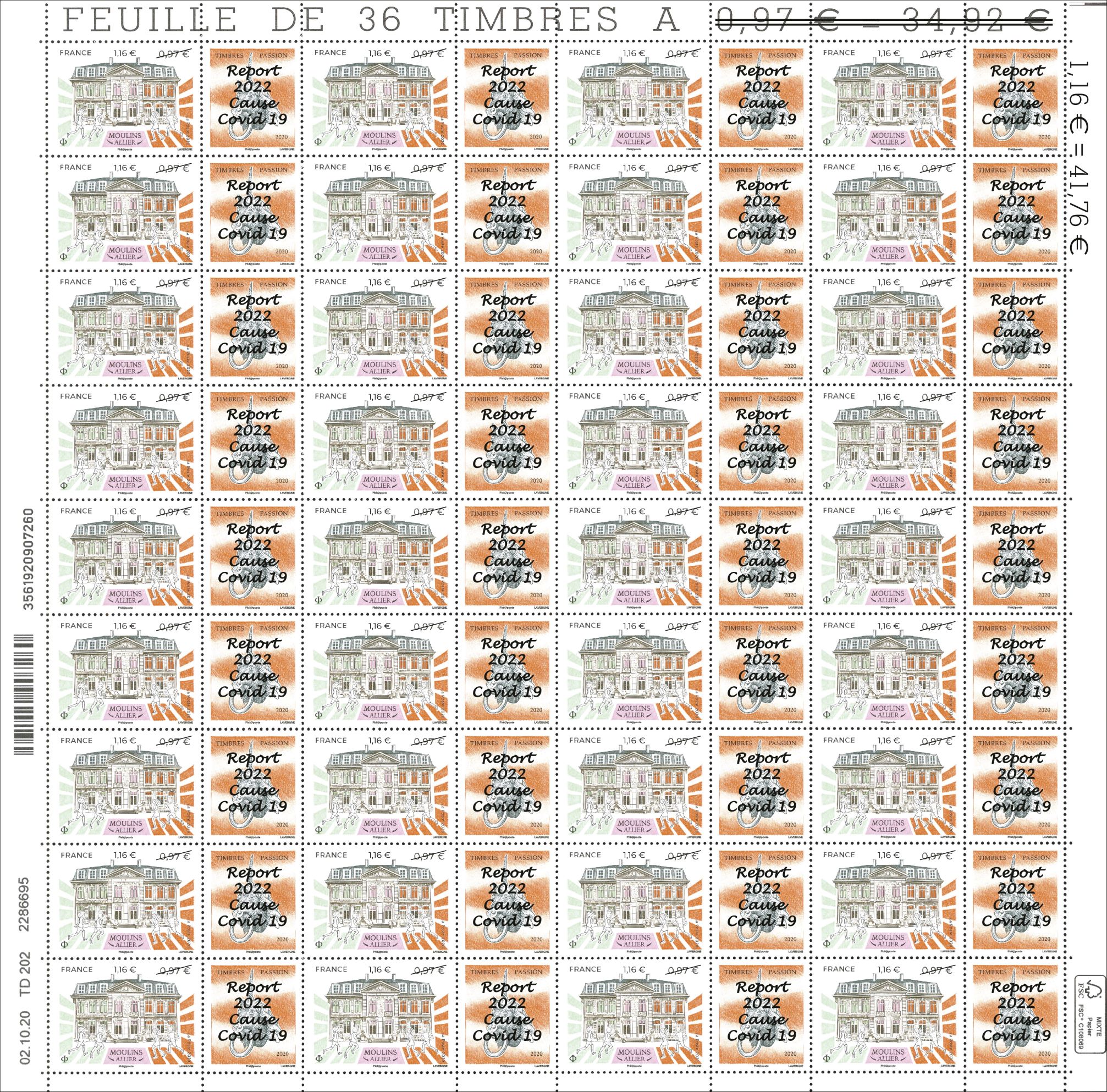 Emission Timbres-Passion Moulins 2022