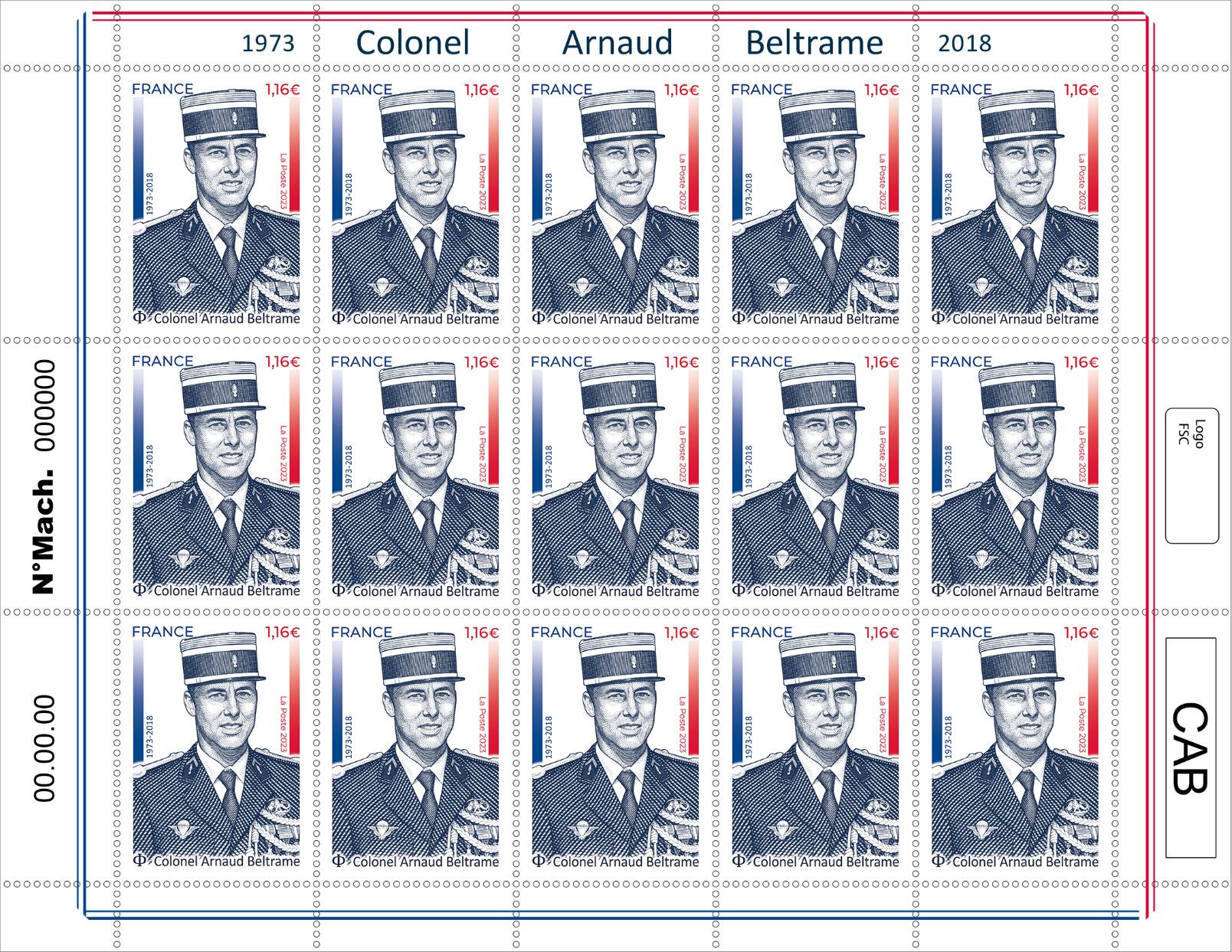 Emission Colonel Arnaud Beltrame (1973 - 2018)