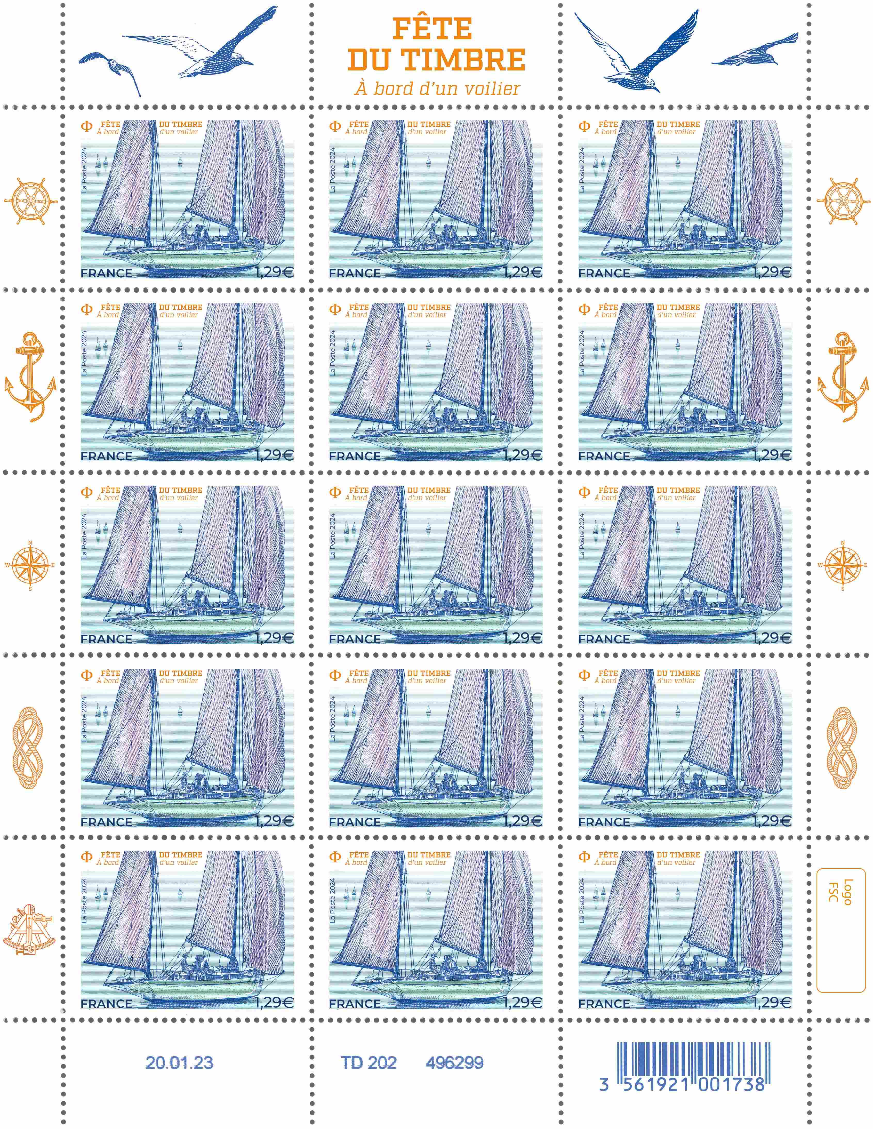 Emission Fête du Timbre 2024