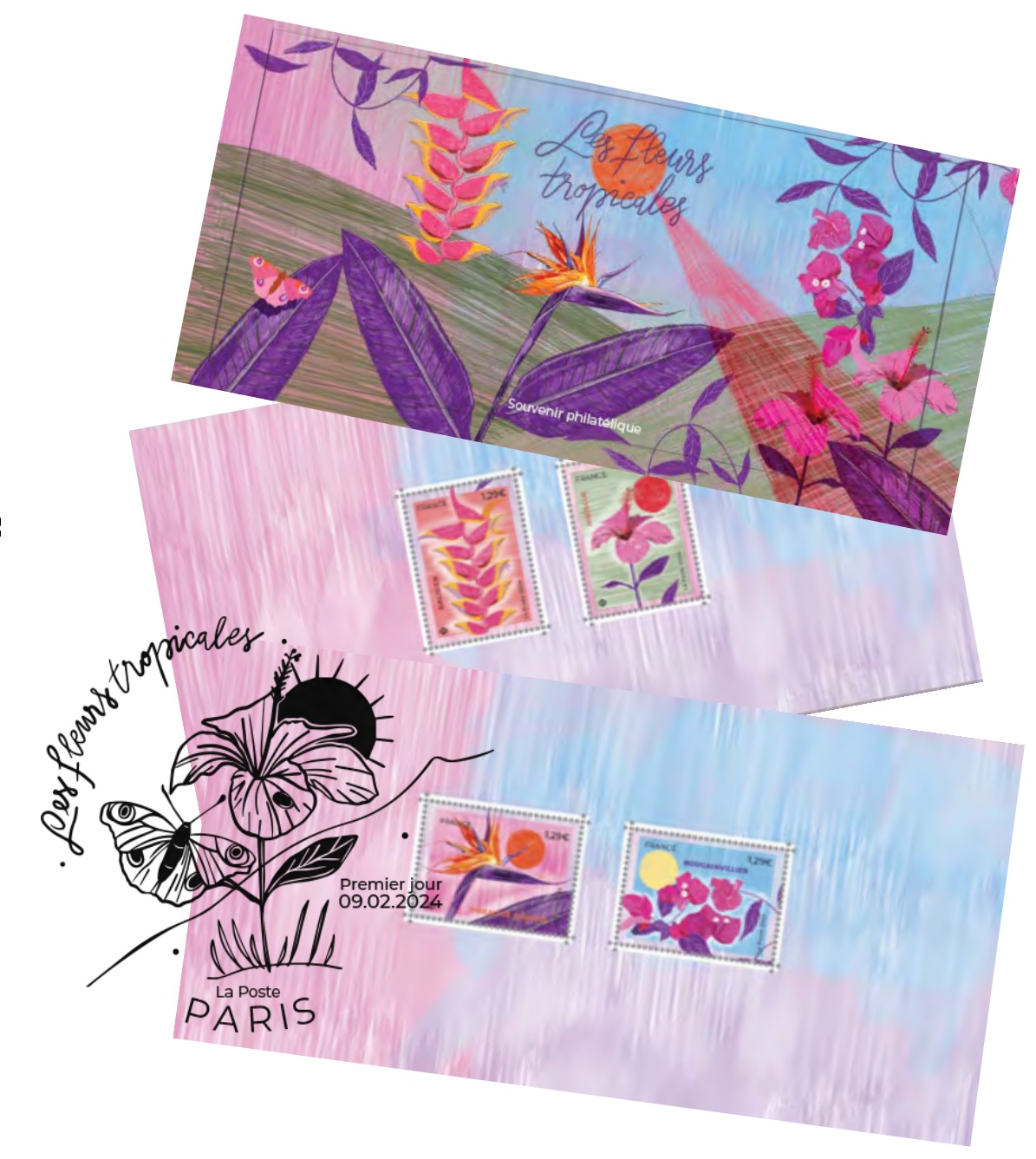Emission Fleurs tropicales