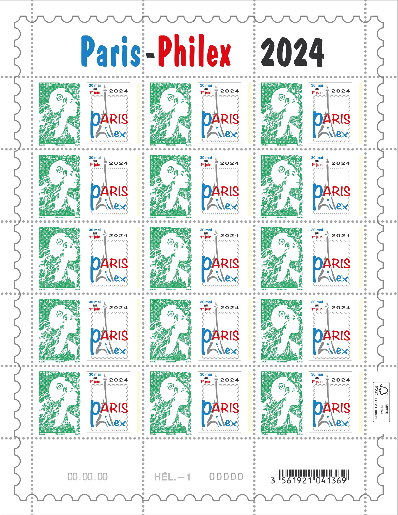 Emission Marianne de l’Avenir - Paris Philex