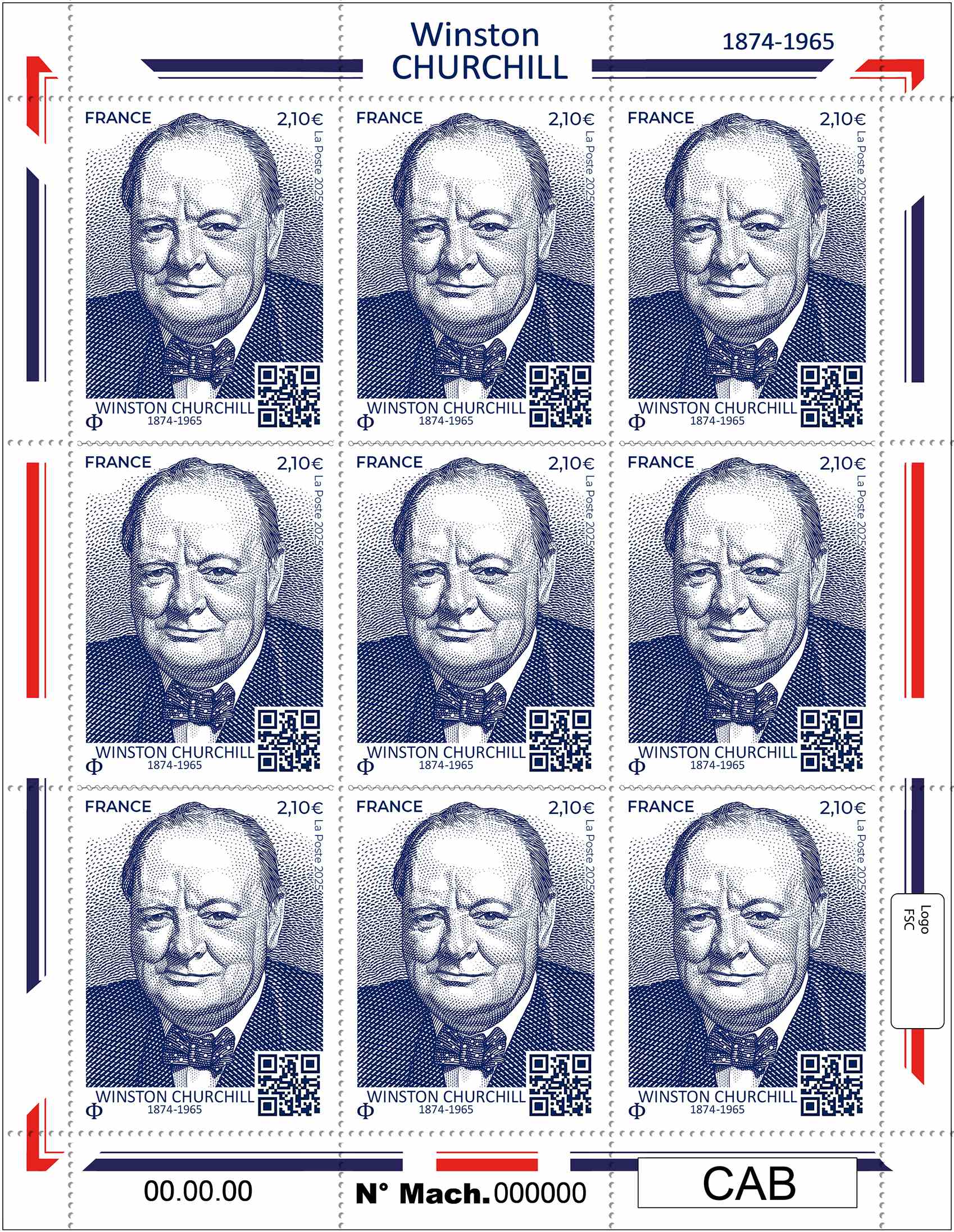 Emission Winston Churchill (1874 - 1965)