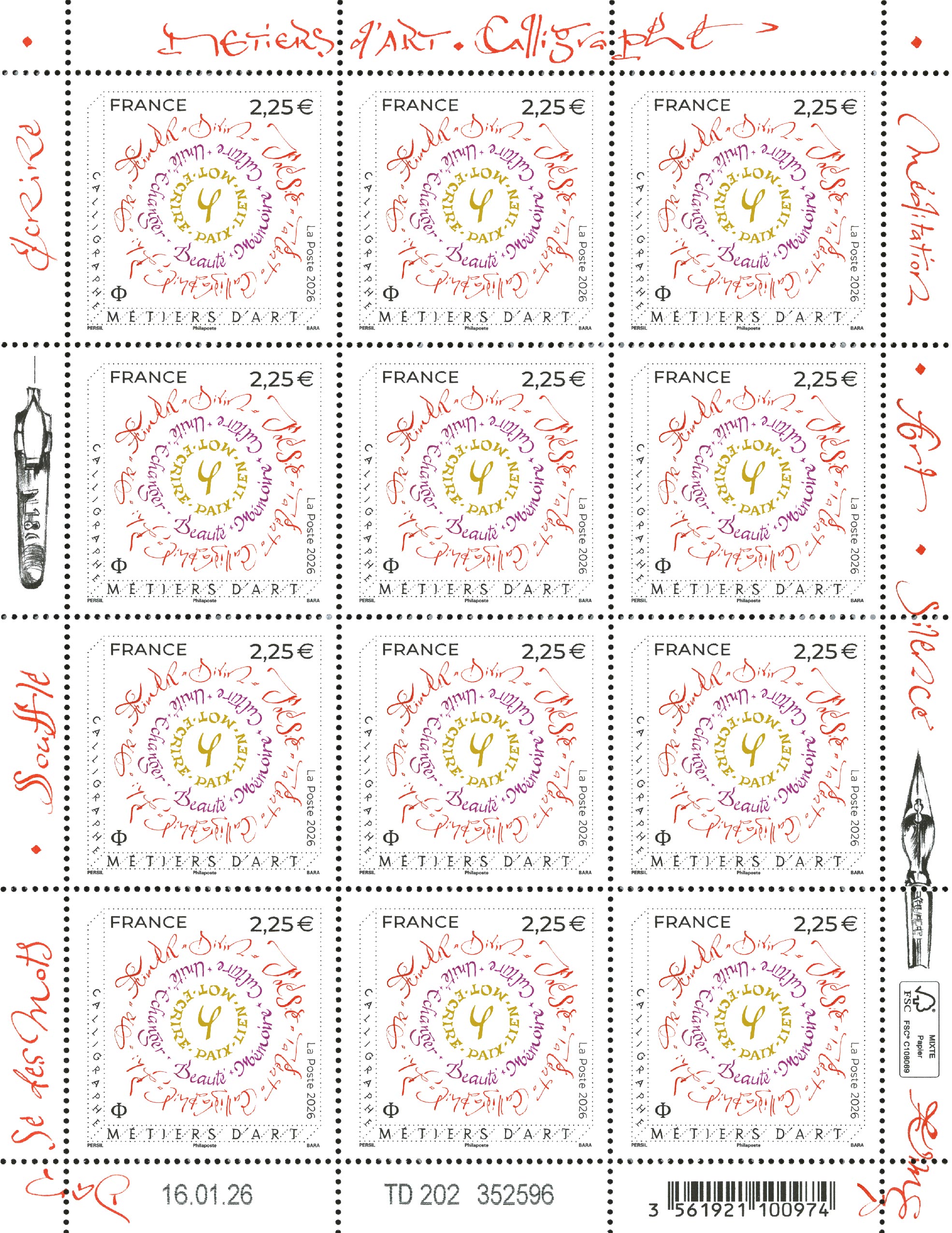 Emission Métiers d’art : Le calligraphe