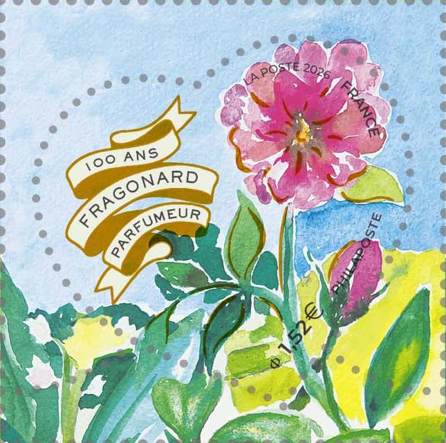 Emission Timbres coeur : Maison Fragonard