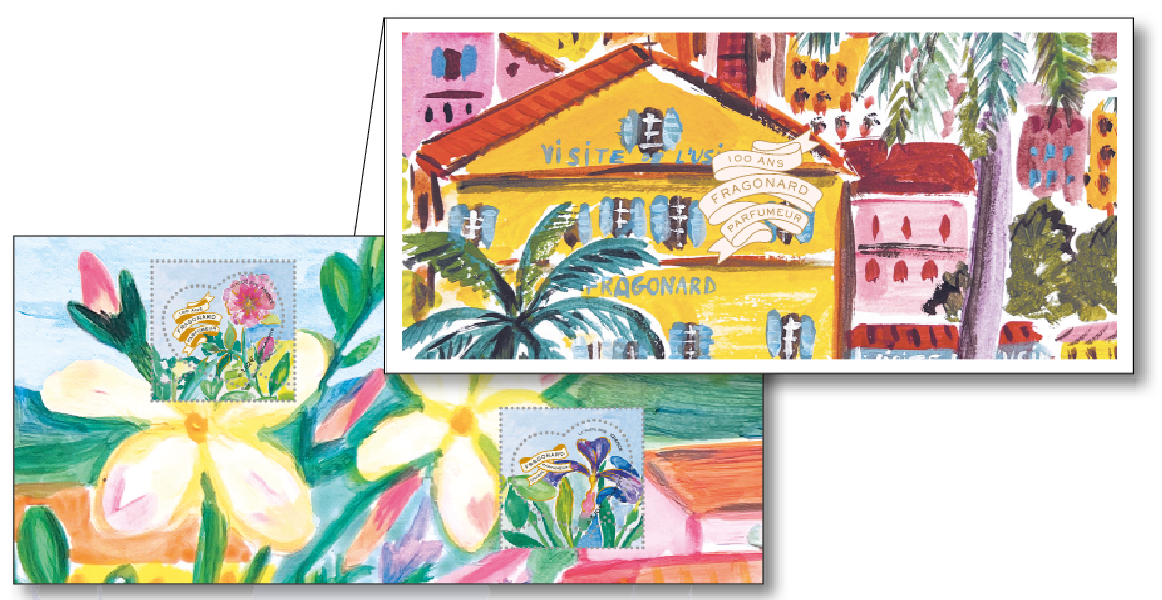 Emission Timbres coeur : Maison Fragonard