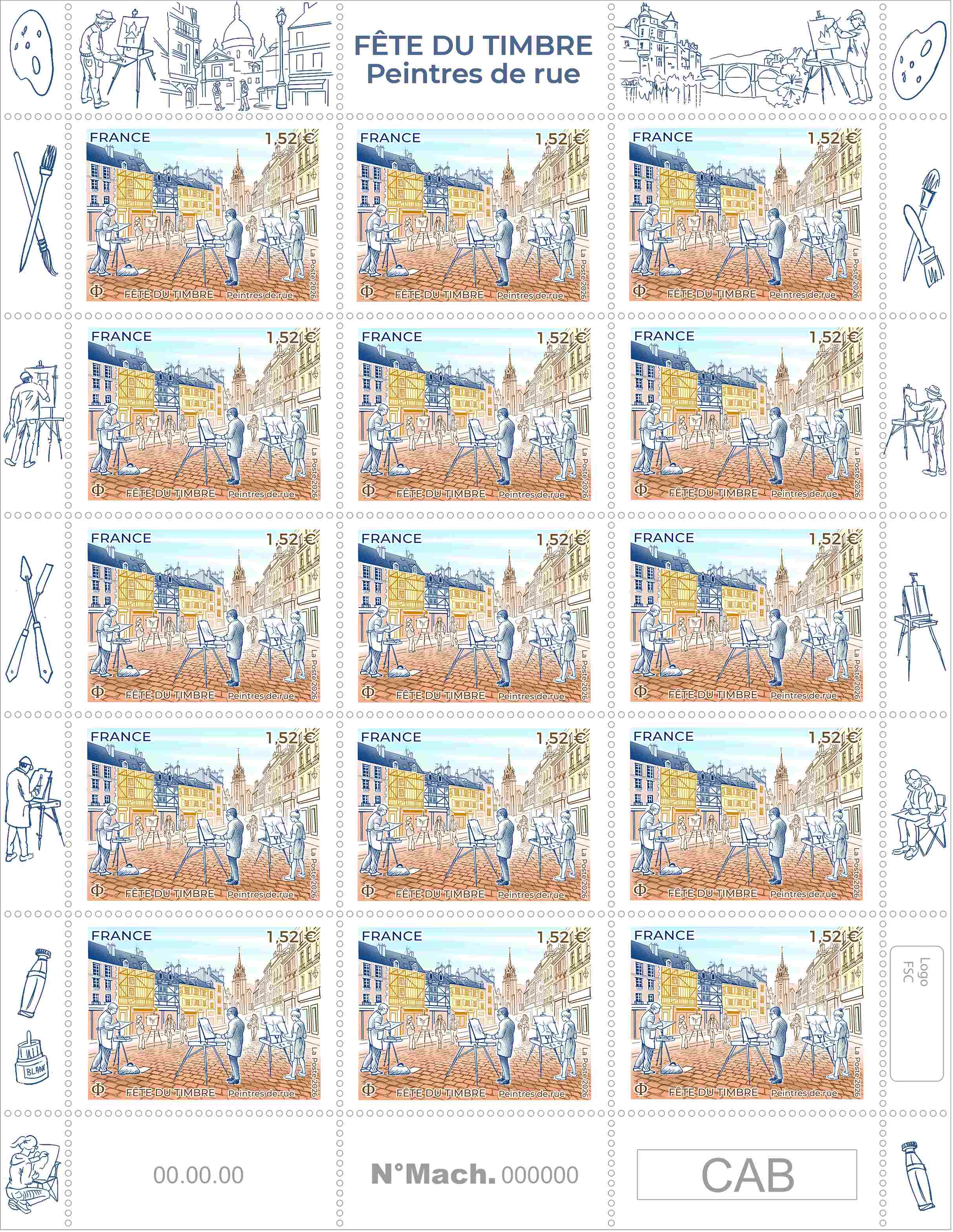 Emission Fête du Timbre 2026