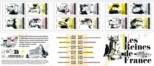 Carnet ’Reines de France’